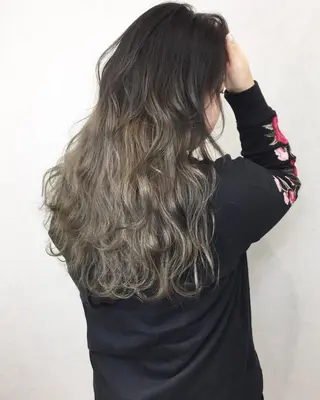 ロング カラー pigment所属・♡MIHO♡ スタイリストのヘアスタイル