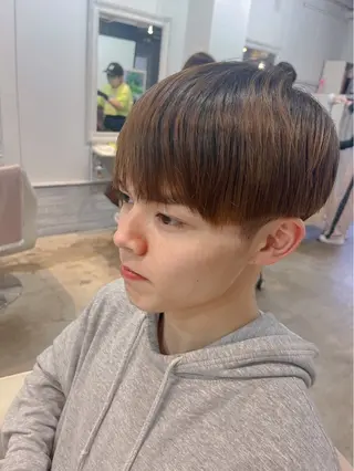 メンズ ツヤ感カラー🎀 本美冴のヘアスタイル