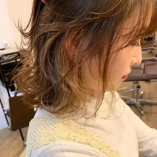 ミディアム 中嶋 【ナカジマ】のヘアスタイル