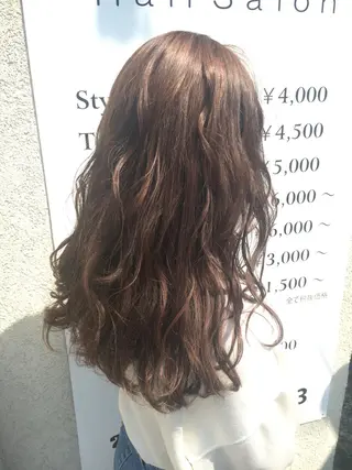 ロング カラー 永井 大希のヘアスタイル