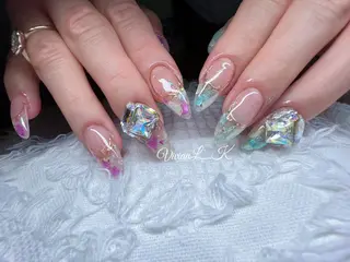 ロング 🍉Vivian🌴 LK🍉のネイルデザイン