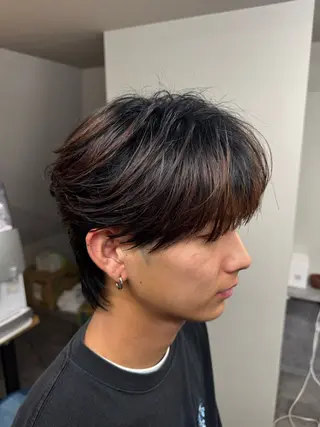 メンズ 立川韓国メンズヘア ニュアンスパーマ安井のヘアスタイル