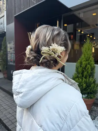 ミディアム ヘアアレンジ Seeknext // Rukaのヘアスタイル