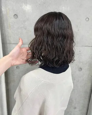 パーマ ボブパーマコテ巻き風 パーマNo1深江秀平のヘアスタイル