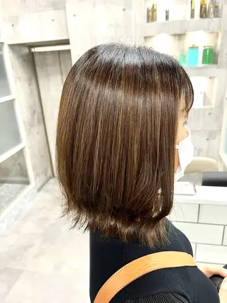 ショート カラー ヘアアレンジ newi赤羽 HINATAのヘアスタイル
