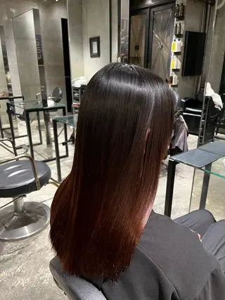 ロング ENORE東京店所属・地毛風ストレート/ 艶髪/けいすけのヘアスタイル