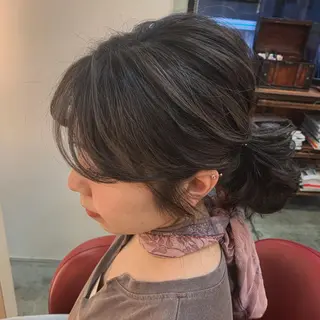 ミディアム sea's所属・ヒラカホ/矢場町/ ブリーチ/似合わせのヘアスタイル