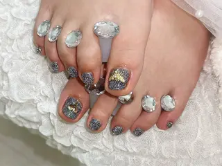 ネイル 【Eclat ｴｸﾗ】nail＆beauty所属・Eclat〔ｴｸﾗ〕 MOEKA𝜗𝜚*のネイルデザイン
