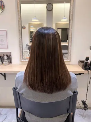 ロング yuu モデル募集のヘアスタイル