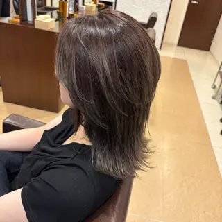 ミディアム カラー hair salon riri所属・寺村 萌々佳のヘアスタイル