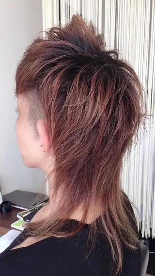 ミディアム ヘアアレンジ メンズ 阿久津 泰幸のヘアスタイル