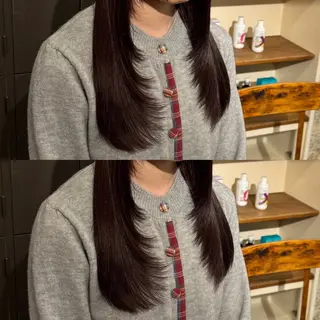 ロング カラー theBRIDGE/ 神谷ゆうなのヘアスタイル