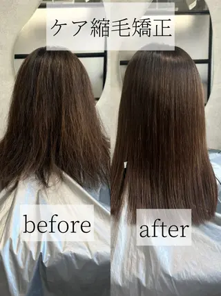 セミロング 癖毛専門家/美髪矯正 /辻部のヘアスタイル