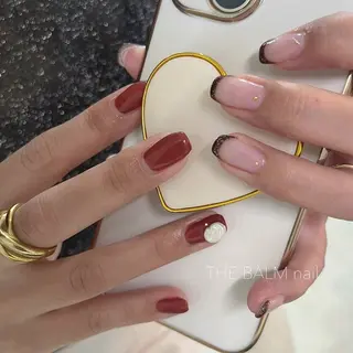 ネイル 艶/マグネット/網紅 /韓国/岩下りほのネイルデザイン