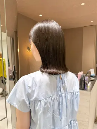 セミロング カラー 🌟透明感カラー🌟 恵比寿/sayuのヘアスタイル