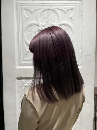 ミディアム カラー 為近日向子🐥暖色 💘顔周りカット🌈のヘアスタイル