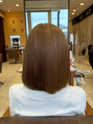 ミディアム カラー ハイトーン/寒色系 カラー/Risa🌿のヘアスタイル