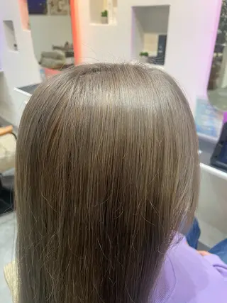 ロング カラー 似合わせスタイル🪮 🌿まなべさとみ🌿のヘアスタイル