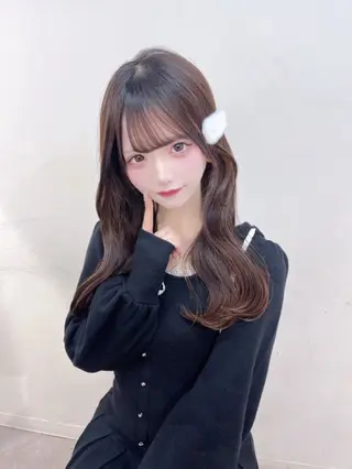 ロング カラー 🩰ピンクベージュ 💞midori💞のヘアスタイル