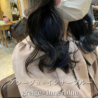 ミディアム カラー 縮毛矯正×髪質改善 小笠原大樹のヘアスタイル