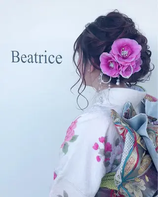 セミロング ヘアアレンジ 早川 真幸のヘアスタイル