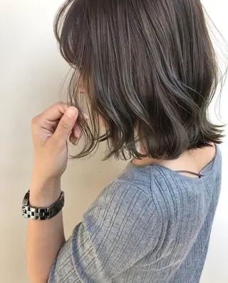 ミディアム カラー パーマ ヘアアレンジ メンズ キッズ ネイル マツエク・マツパ アイブロウ 髪質改善🇰🇷 レイヤーカット/梅田のヘアスタイル
