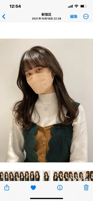 ミディアム FILMS所属・宮城 星のヘアスタイル