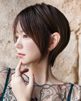 ショート 祝田 巳幸のヘアスタイル