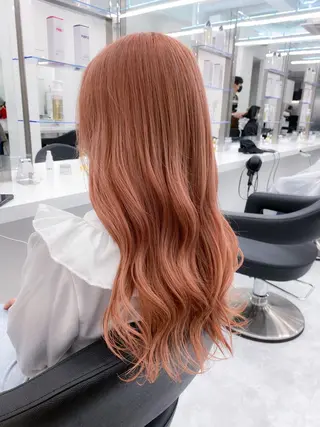 セミロング カラー パーマ ヘアアレンジ メンズ キッズ ネイル マツエク・マツパ アイブロウ reco所属・ウルフ&レイヤー特化 まとまる美髪矯正のヘアスタイル