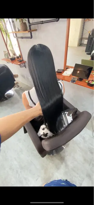 ロング C'LD Hair Produce【シールドヘアープロデュース】所属・シールドヘアー/那覇 /縮毛矯正/ブリーチのヘアスタイル