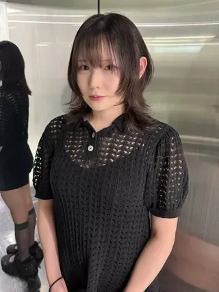 ミディアム 🐺立川のウルフ屋 さん🐺おかみ🐺のヘアスタイル