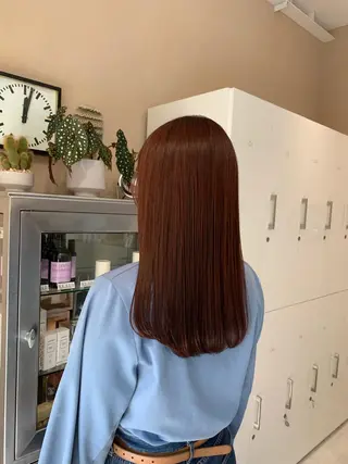 ロング GO TODAY  SHAIR SALON 梅田NU茶屋町店所属・田中成美/レイヤー カット/透明感カラーのヘアスタイル