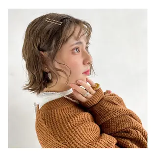 ミディアム ❁⃘ ち だ り さ ❁⃘のヘアスタイル