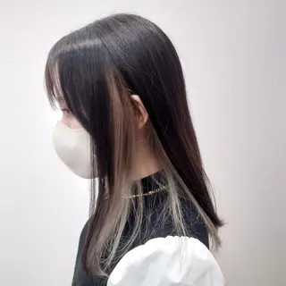 セミロング 髪質改善ストレート Kantaのヘアスタイル