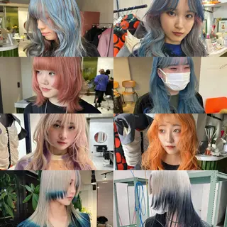 ロング カラー メンズ ナチュラル・ハイトー ン🏆HINOKIのヘアスタイル