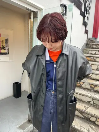 ショート パーマ SALOWIN恵比寿所属・ヘッドスパで脳を 整える✨chacoのヘアスタイル