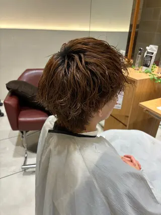 パーマ ZELE AVEDA イオンレイクタウンkaze店所属・薄井 速のヘアスタイル