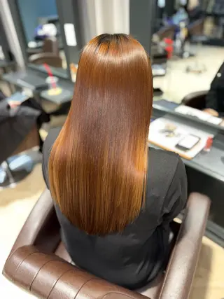 ロング リピート90%超/縮 毛矯正/髪質改善井口のヘアスタイル