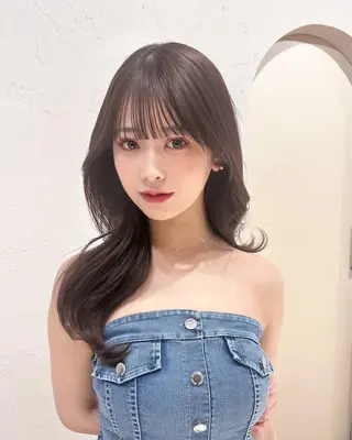 ロング ミディアムヘア Chifumiのヘアスタイル