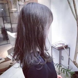 ロング カラー 平田 健一のヘアスタイル