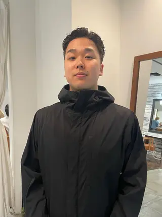 ショート パーマ 熊崎 葵のヘアスタイル