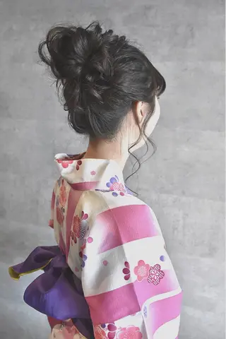 セミロング ヘアアレンジ hair salon Glanzのヘアスタイル