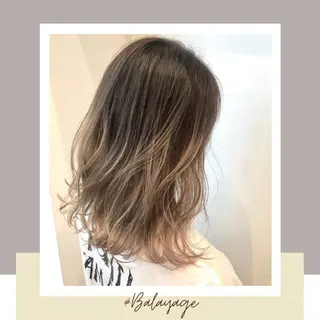 ミディアム カラー パーマ ヘアアレンジ VIVIE【ヴィヴィ】所属・髪質改善/韓国風 レイヤー/田村祐樹のヘアスタイル