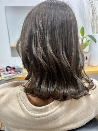 ミディアム カラー 透明感◎ / 艶髪 /  森田のヘアスタイル