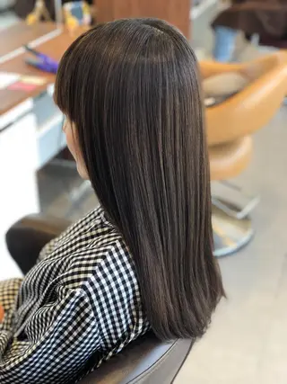 ロング カラー ひがし さゆりのヘアスタイル