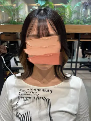 ミディアム カラー AMELY静岡呉服町店所属・AMELY　寺田 朱里のヘアスタイル