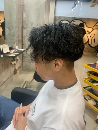 パーマ メンズ ⚡️メンズパーマ特化 mens支持◎/忠地のヘアスタイル