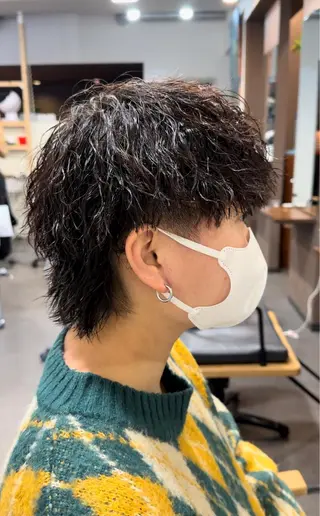 パーマ メンズ 年間2000名担当◎ パーマ職人/仲原佑樹のヘアスタイル