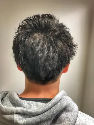 ショート カラー パーマ メンズ 美髪矯正 Rioのヘアスタイル