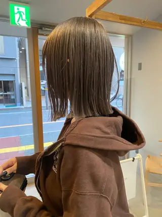 ミディアム F-card所属・shiga mariaのヘアスタイル